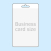 Porte-badges format carte bancaire avec trou euro image 0