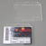 Porte-badges format carte bancaire, plastique rigide image 1